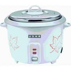 Usha 1.8 Litre 700W Stainless Steel White & Silver Electric Rice Cooker, RC18SS1