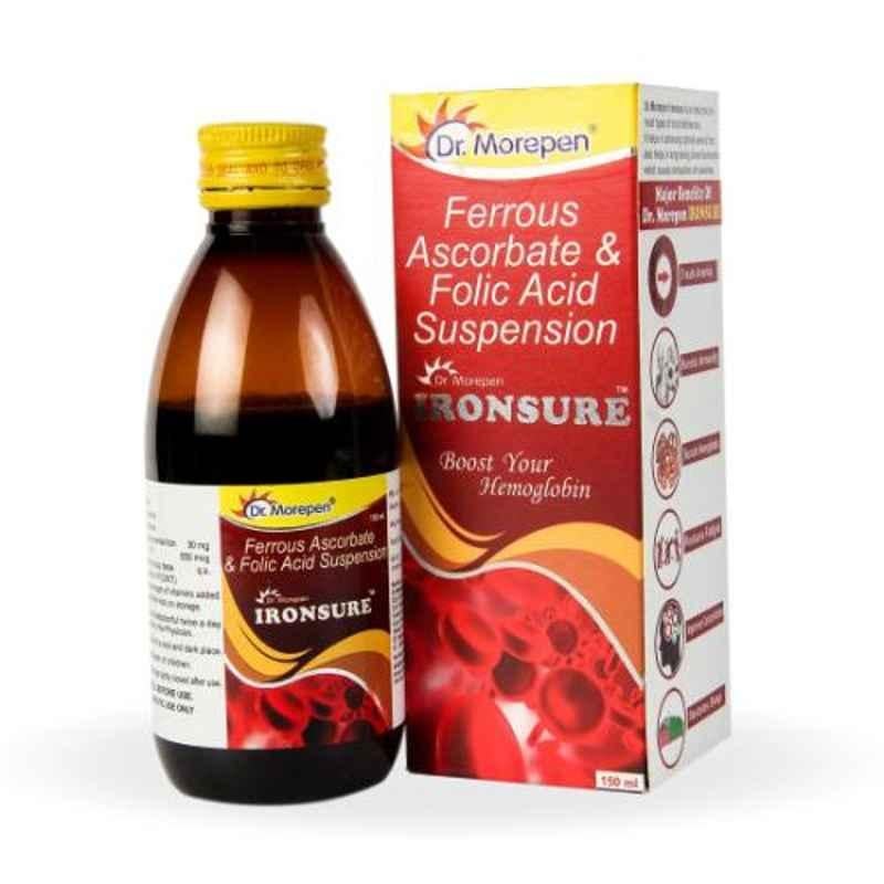 Buy Dr. Morepen 150ml Ironsure Folic Acid Supplement