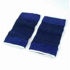 Matrica Blue Striped Padded Elastic Knee Support Sleeve, Size: Free