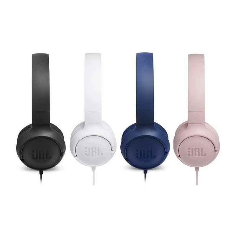JBL Tune-500 Black Wired On Ear Headphone