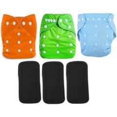 Fastgear Cotton Washable Button Strap Diaper, FG428, Size: Small