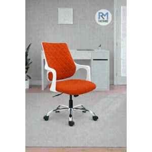 RM HOME Junaya Cushion Medium Back Tan Executive Chair
