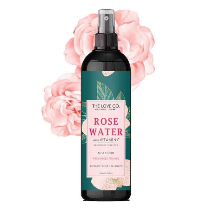 The Love Co. 3344 200ml Rose Water Face Toner with Vitamin C