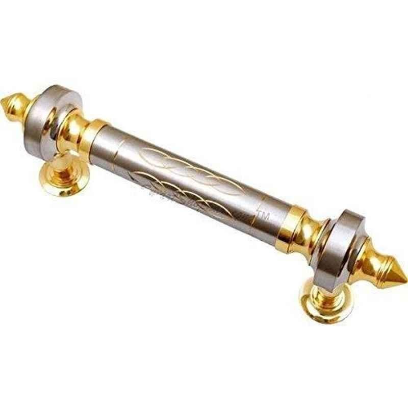 Smart Shophar 8 inch Brass Gold Lolita Pipe Handle, SHA10PH-LOLI-GS08-P1