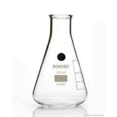 Borosil 50ml Narrow Mouth Erlenmeyer Conical Flask, 4980012