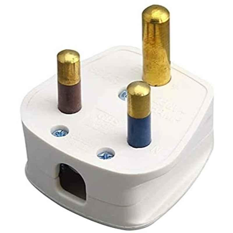 Reliable Electrical 15A 3 Pin Cylinder Power Plug