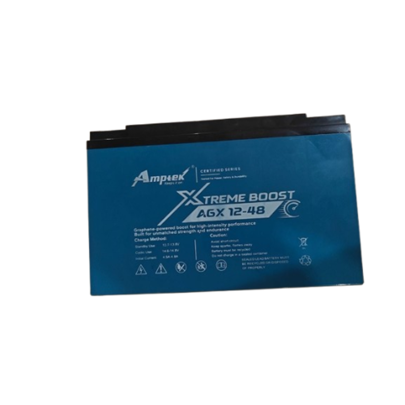Amptek Xtreme Boost 12V 48Ah Sealed Rechargeable Battery for E-Rickshaw, AGX 12-48