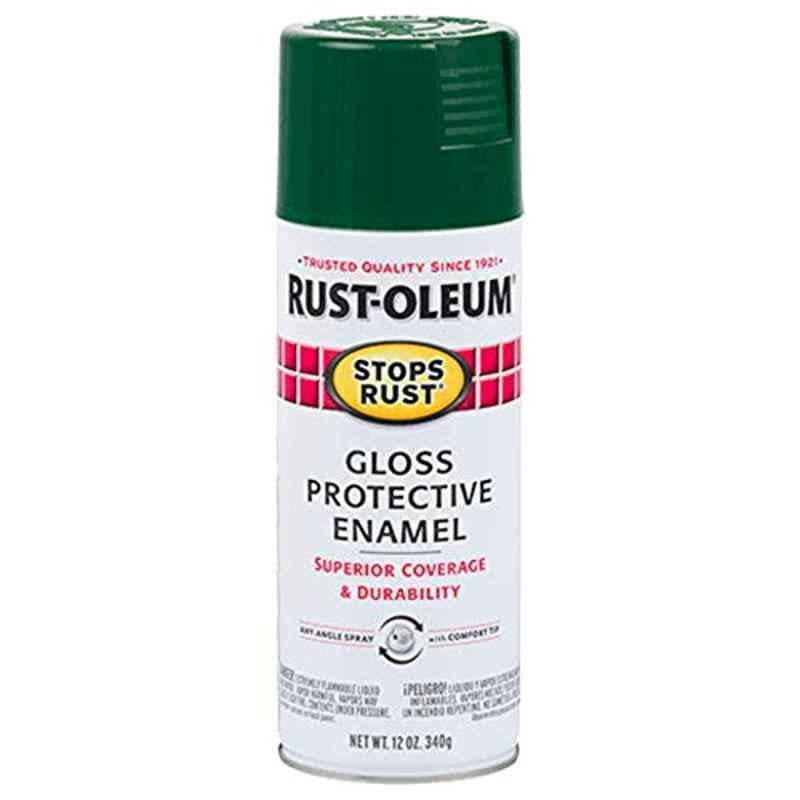 Rust-Oleum Stops Rust 12 Oz Hunter Green 7738830 Protective Enamel