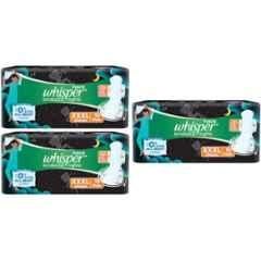 Whisper 10 Pcs White Cotton Disposable Bindazzz Sanitary Pad Packet, Size: XXXL (Pack of 3)