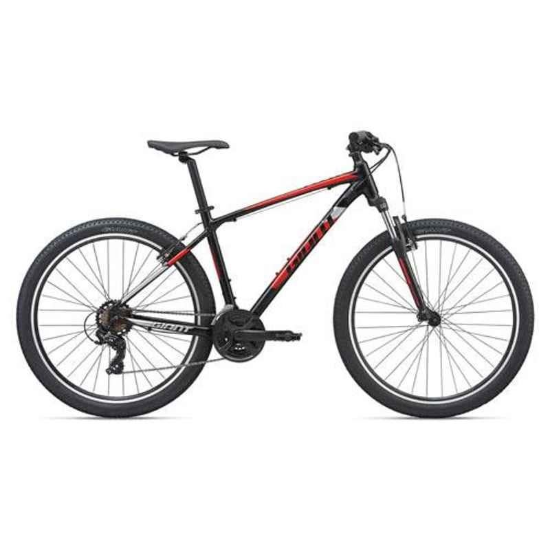 Giant red best sale and black bike