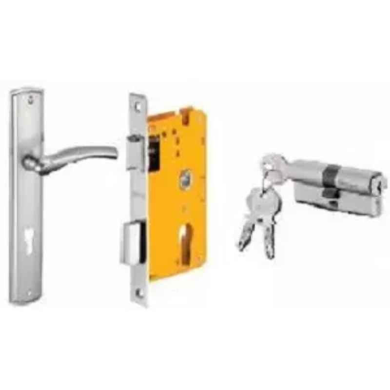 Dorset ML Series Onix 70mm Stainless Steel Door Handle Lock Set with Both Side Key Cylinder, ML ON