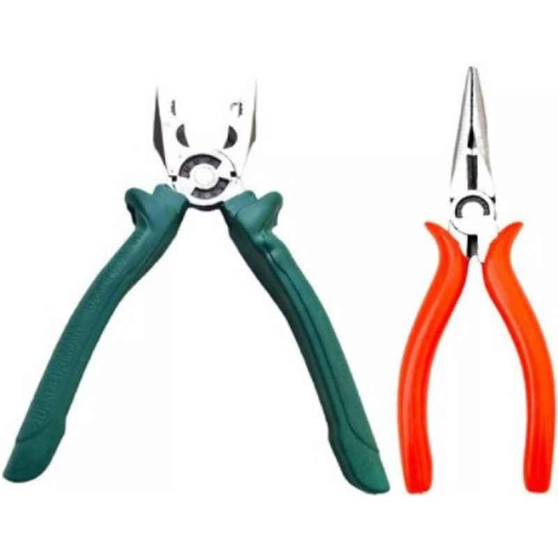 Sky Blue 2 Pcs 7.8 inch Lineman Plier Combo, SBE_PLIER_COMBO_MOD_01270
