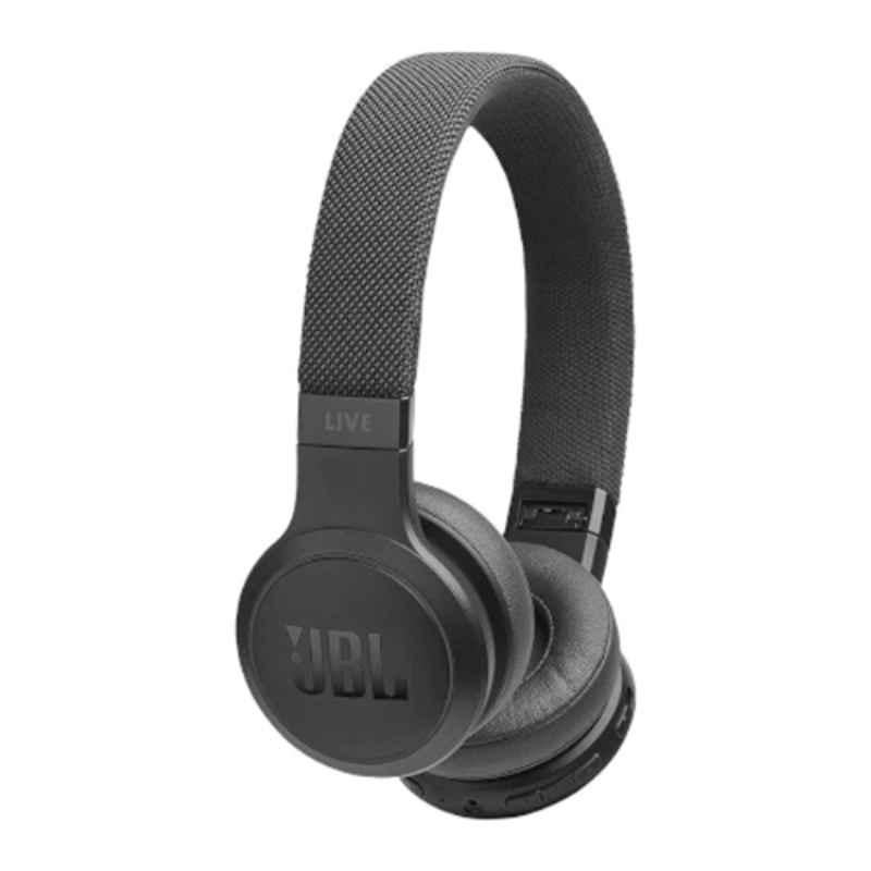 JBL Live 400BT 24hrs Black On-Ear Wireless Headphones, JBL-LIVE-400BT-BLACK