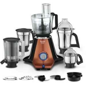 Preethi Zodiac Stardust 750W Copper & Black Super Extractor Juicer Mixer Grinder with 5 Masterchef Jar, MG-265