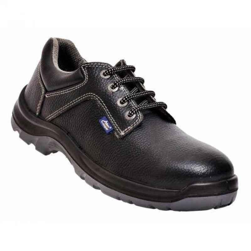 Allen Cooper AC-1284 Antistatic Steel Toe Black Work Safety Shoes, Size: 6