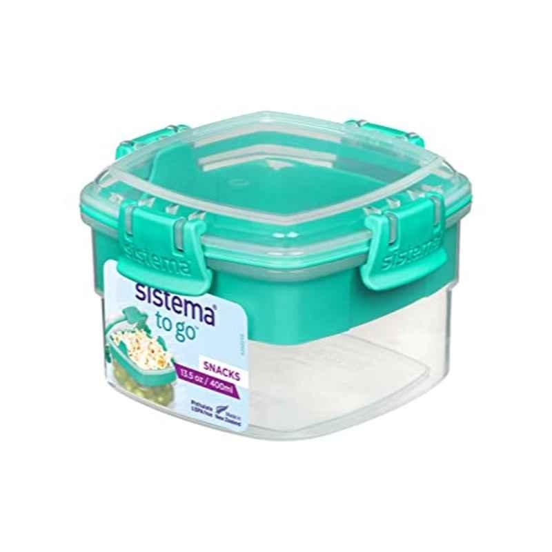 Sistema 400ml 2 Compartment Green Container