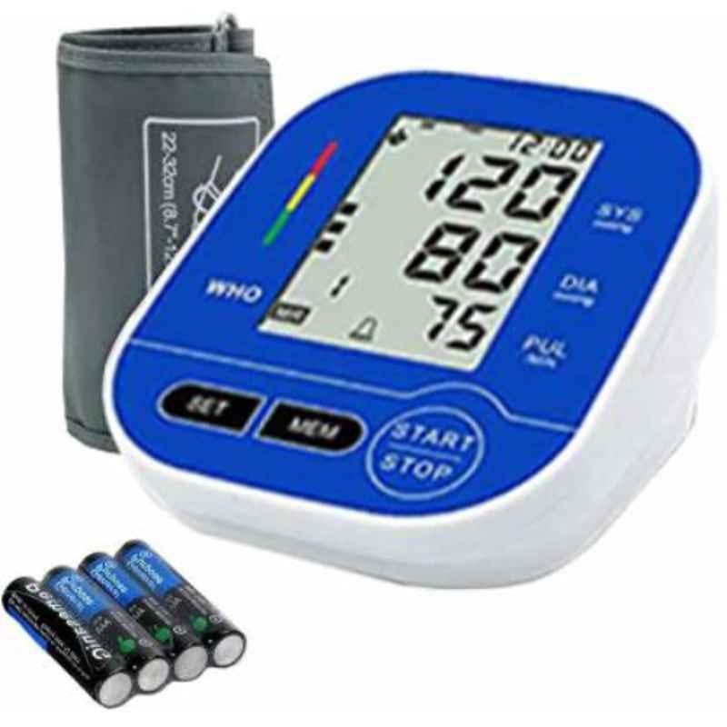 MCP Blue Fully Automatic Micro USB Compatible Blood Pressure Monitor