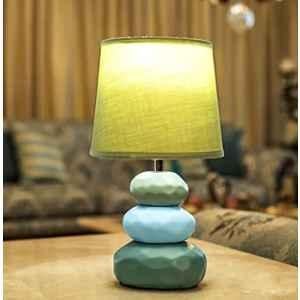Magik Atmosfera 5W Ceramic Sea Green Table Lamp with E14 LED Bulb Included, TDAF000G1716