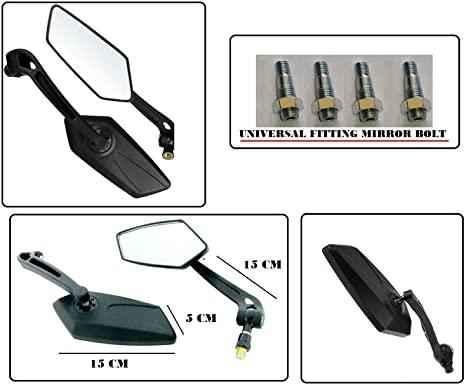 Splendor Plus Mirror Hero Passion Pro Black Side View Mirror