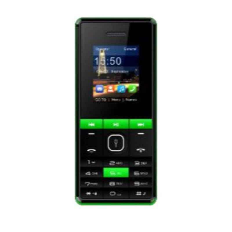 I Kall K48 1.8 inch Green & Black Mobile Phone (Pack of 10)
