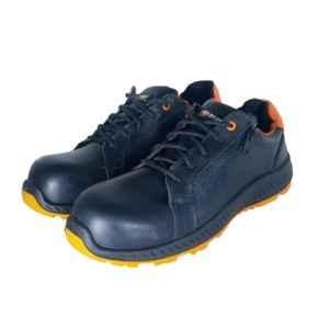 T-Torp Air 05 Leather Black Composite Toe Dual Density PU Sole Safety Shoes, Size: 10