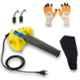 Walkers 900W 18000rpm Yellow Electric Air Blower with Air Blowing Pipe, Dust Bag, Carbon Brush & Gloves, WKFC015