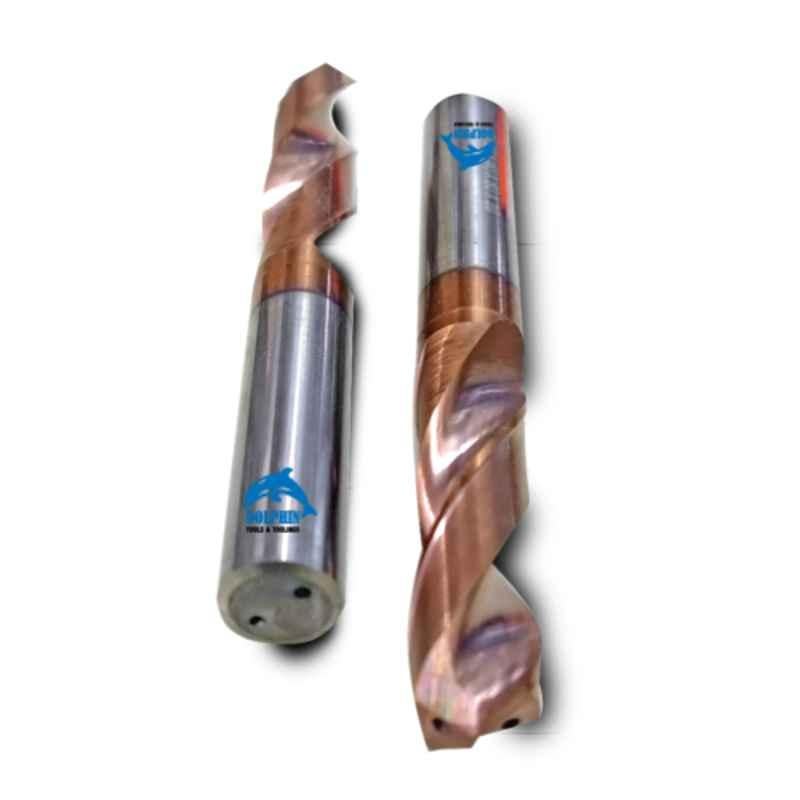 Dolphin 8.2 mm Solid Carbide 55 HRC Through Coolant Drill