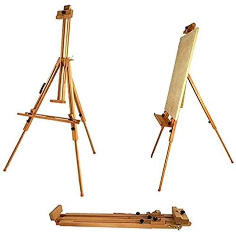 120cm Canvas & Wooden Foldable Easel Stand
