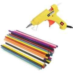 Gunstick 20W Yellow Glue Gun with 25 Pcs Fluorescent Glue Sticks