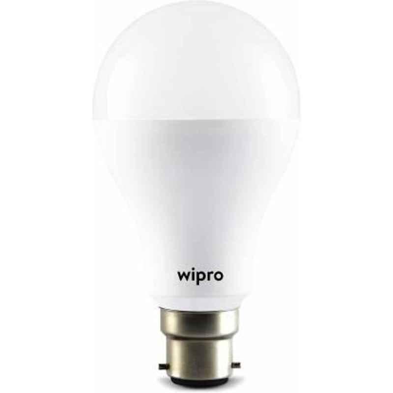 Wipro Garnet 15W Cool Day White Standard B22 LED Bulb, N15001 (Pack of 4)