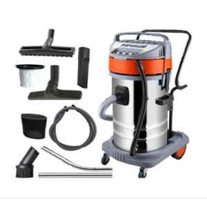 Imported 80 Litre 3000W Wet & Dry Vacuum Cleaner with Accessories for Industrial & Home Use