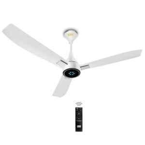 Kuhl Arctis A8 29W 5 Star 370rpm 3 Blade White BLDC Ceiling Fan with Remote & 5 Years Warranty on Motor, Sweep: 1200 mm