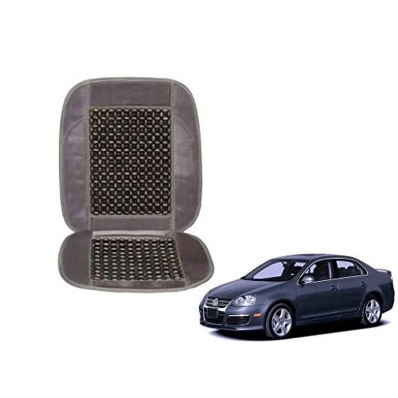 Kozdiko Wooden Beads Car Seat Cushion with Velvet Border for Volkswagen Jetta