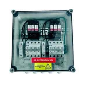 Daystar 2 in 2 Out 1000V Solar DC Distribution Box with 16A/4P DC MCB, DC SPD, 15 & 30A DC Fuse (Pack of 4)