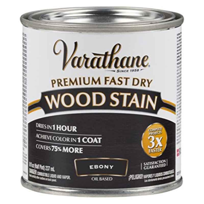 Varathane 8 Fl.oz Ebony Premium Fast Dry Wood Stain, 269400