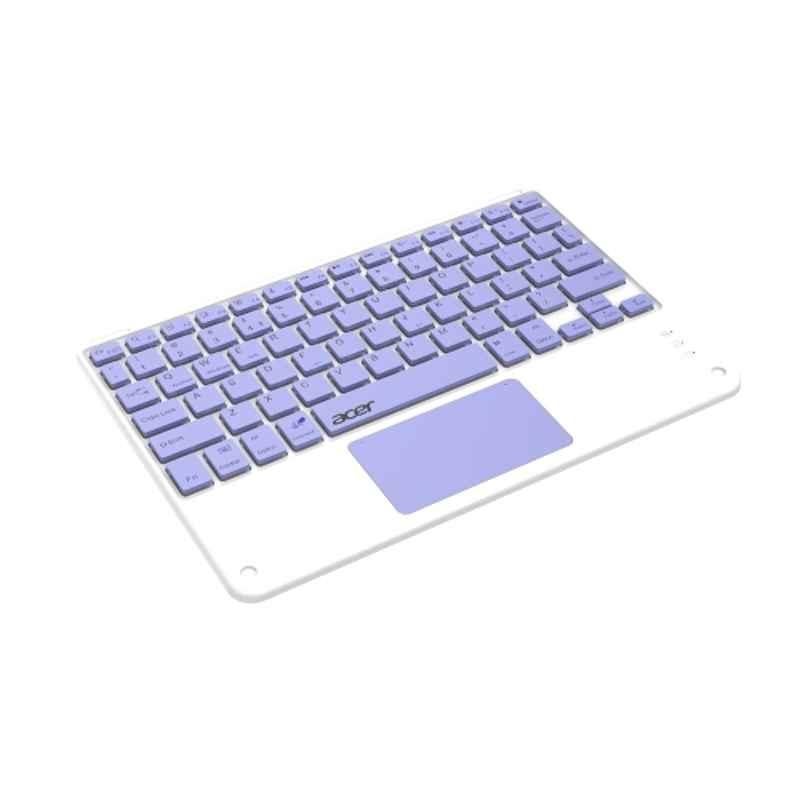 Acer Nano Pad 280mAh Purple Touch Ultra Slim Portable Wireless Keyboard with Built-in Touchpad, ZC.A01SI.4YT