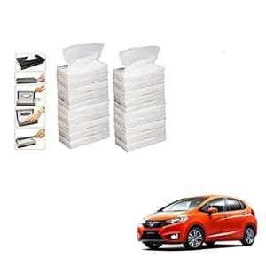 Kozdiko 100 Pulls Dispenser Box Refiller Tissue Paper with 200 Sheets for Honda New Jazz (Pack of 20)