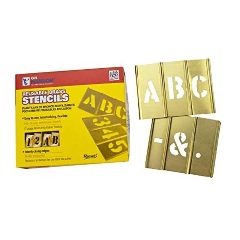 Hanson 3 inch Letter Stencil, 10033 (Pack of 33)