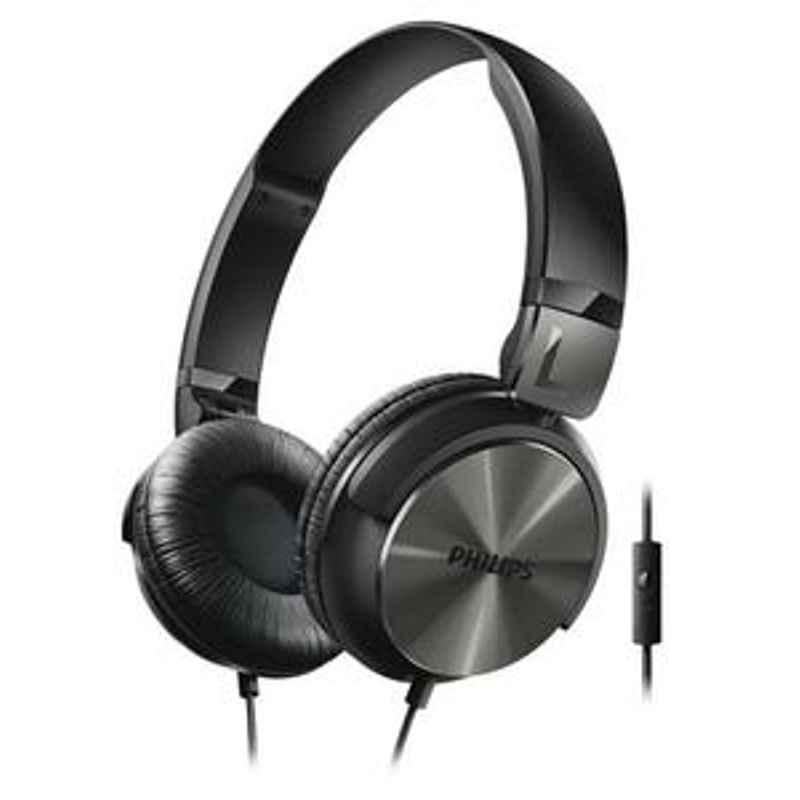 Philips Black On Ear Headphones With Mic SHL3195BK