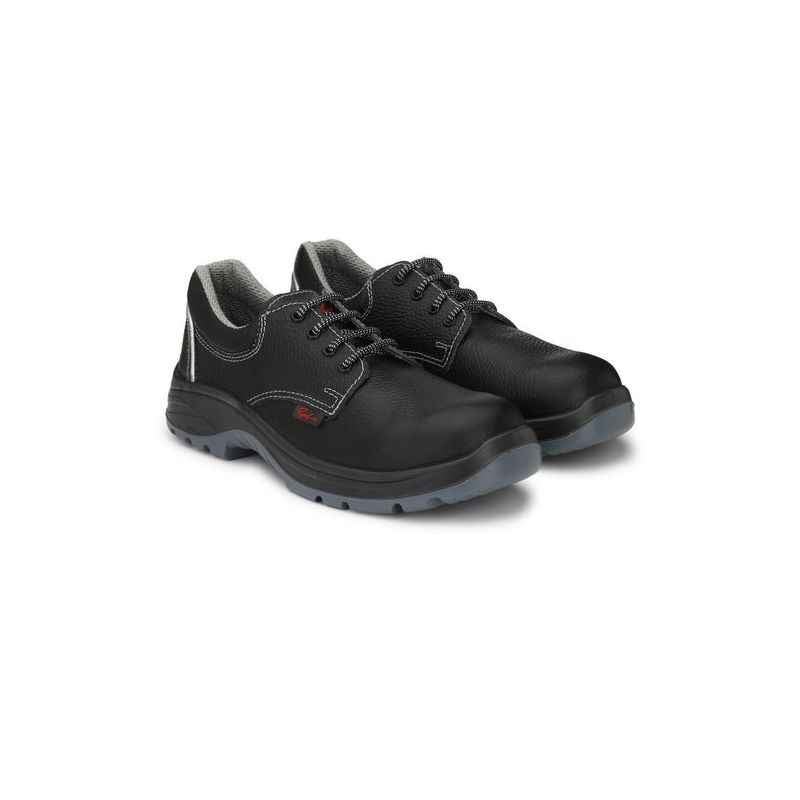 Ramer Bolt R Steel Toe Black Safety Shoes, Size: 11