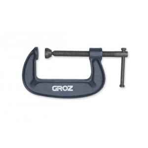 Groz 90mm SG Iron General Purpose G Clamp, GCL/13D/250