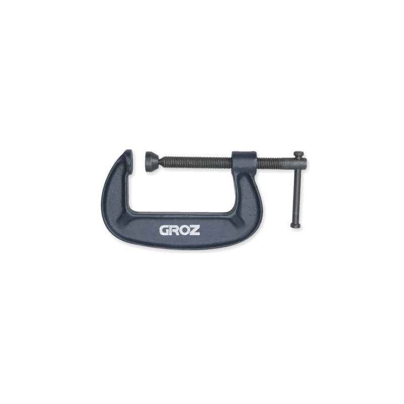 Groz 90mm SG Iron General Purpose G Clamp, GCL/13D/250