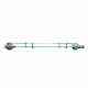 Jaquar Queen's AQN-CHR-7771 22 inch Glass Shelf - (Chrome, Wall Mounted)