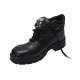 Tiger Leopard S1 BG High Ankle Steel Toe Black Work Safety Shoes, Size: 5