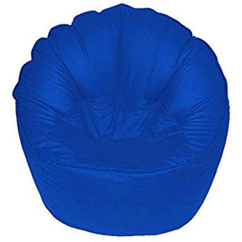 Akhilesh Royal Blue Bean Bag/Mudda Chair Cover, Size: XXXL