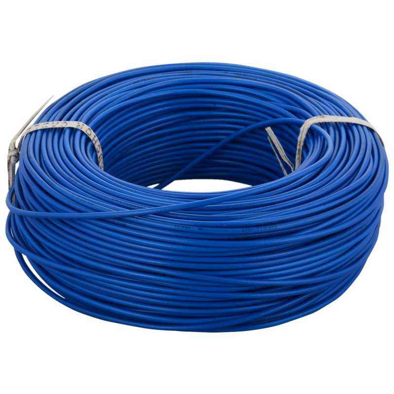RISTACAB 90m Blue PVC Unsheathed Flexible Copper Cable, 1.5 sq mm