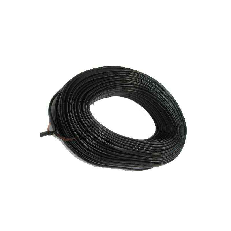 RISTACAB 90m Black PVC Insulated Unsheathed Copper Cable, 1 Sqmm