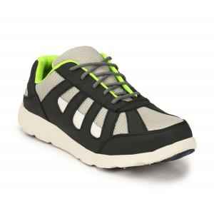 Eego Italy WW-42 Leather Light Weight Steel Toe Black Work Safety Shoes, Size: 11