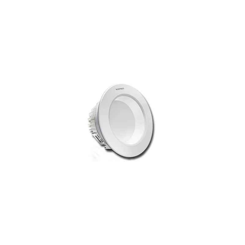 Wipro Garnet 16W White Round LED Downlighter, D521665 (Pack of 10)