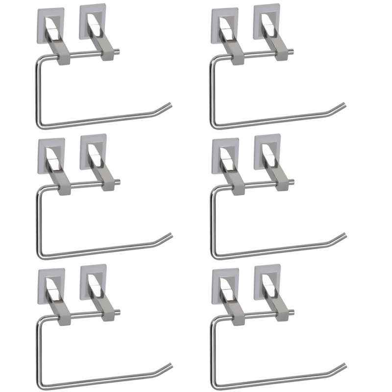 Abyss ABDY-1125 Glossy Finish Stainless Steel Towel Ring (Pack of 6)